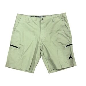 NEW - VTG Y2K RARE Jordan Jumpman Mens Shorts Olive Khaki Size 40 / 11" inseam